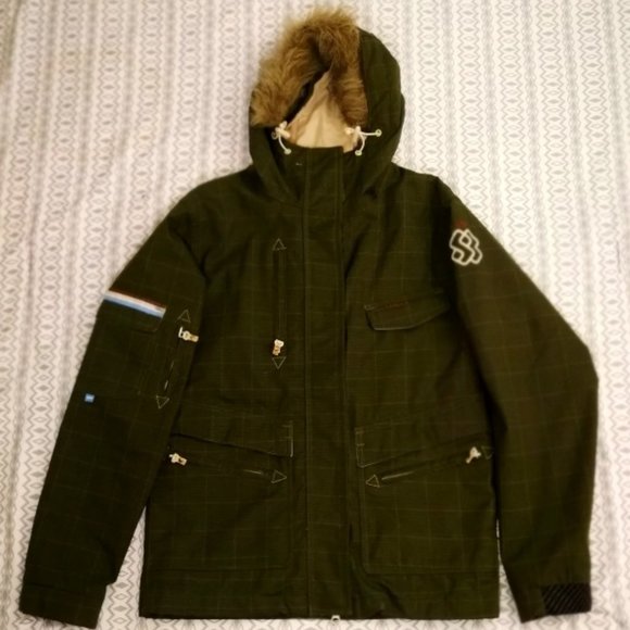 Special Blend Ladies green XS Snowboarder Jacket - Picture 1 of 12